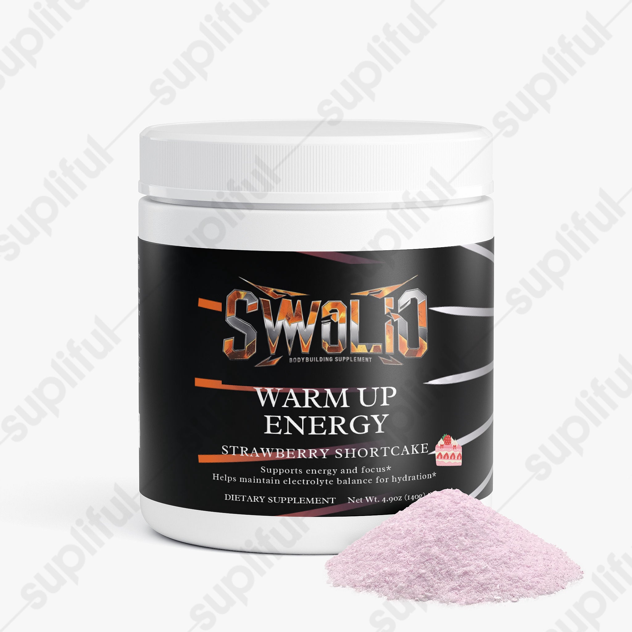 Energy Powder (Strawberry Shortcake)