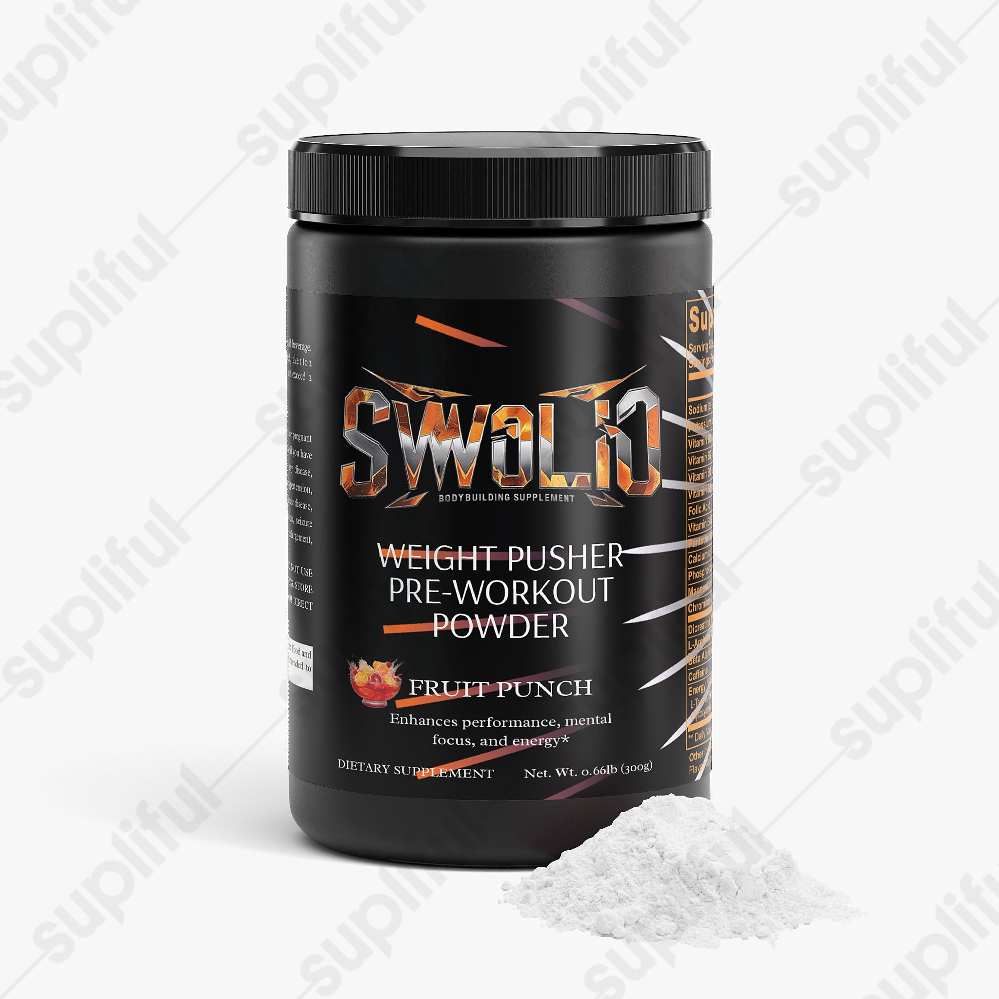 Nitric Shock Pre-Workout Powder (Fruit Punch)