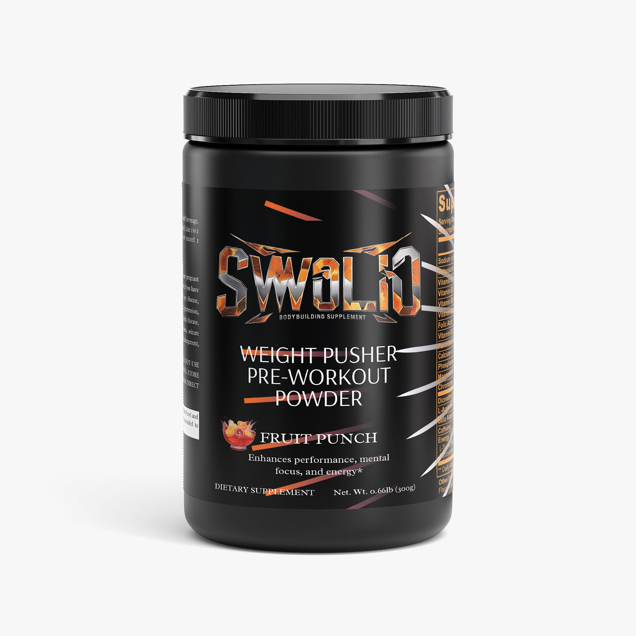 Nitric Shock Pre-Workout Powder (Fruit Punch)